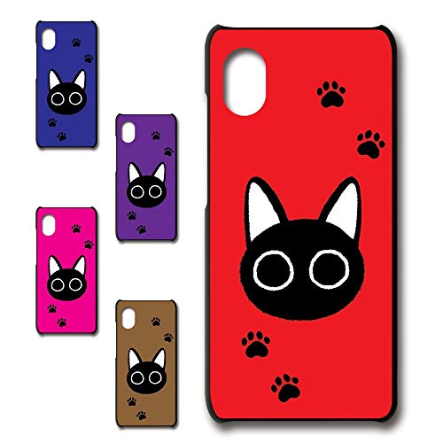 Galaxy A21 SC-42A / SCV49 X}zP[X Jo[ 킢 L Black Cat lR L[fUCA/bh] ԐF TK-521A MNV[ G[ gDGeB docomo hR au