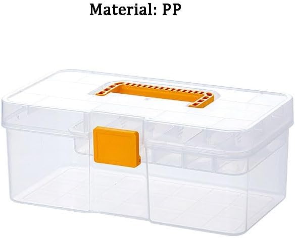 MVNOIRE PP Large-Capacity Needle Thread Box Household Sewing Storage Compartmentalized Bag Portable