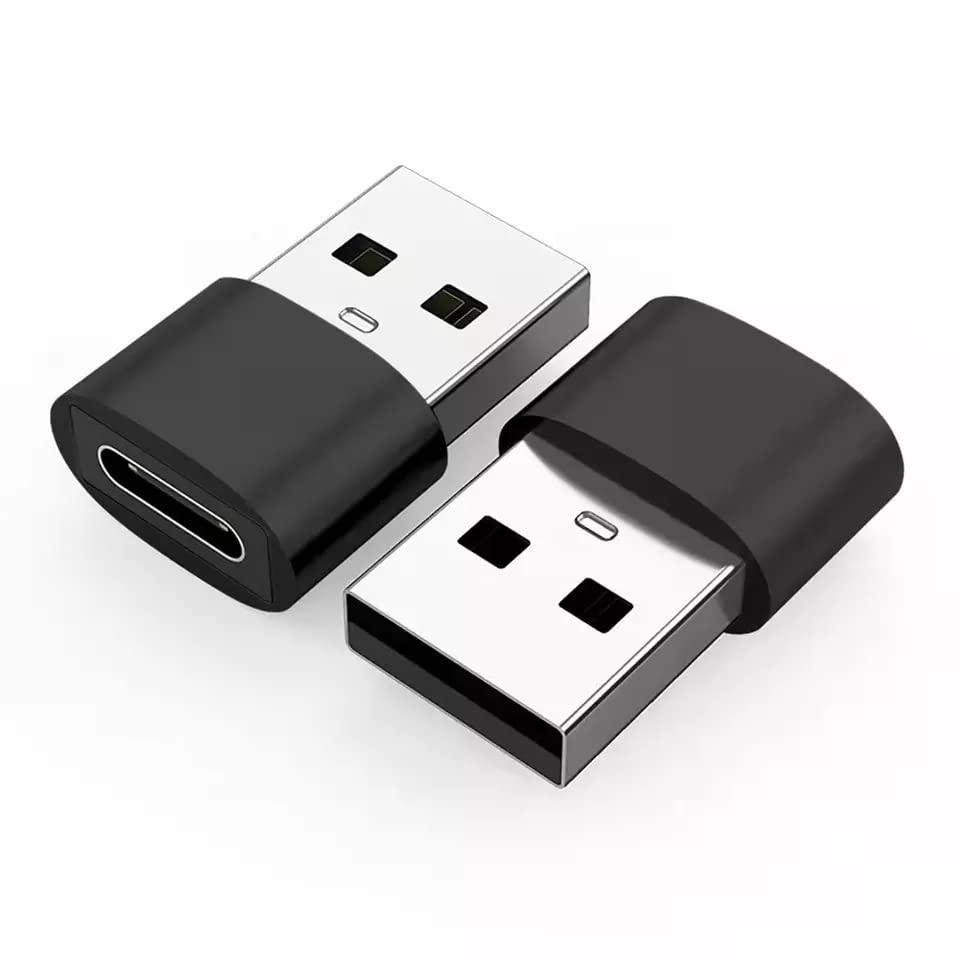 PRT™️ USB C Female to USB Male Cable Adapter USB2.0 OTG Type C to USB A OTG Data Fast Charging Converter Connector OTG Adapter (Pack of 2)-Multicolor-image-31