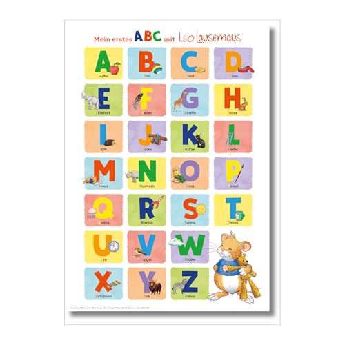Leo Lausemaus Lernposter ABC A2 (42 x 60 cm)