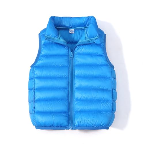 Boys Girls Unisex Puffer Vest Kids Toddler Winter Basic Sleeveless Jacket Lightweight Outwear Waistcoat with Pockets3