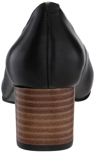 Trotters Women's Loafer/Slipon Pump, Black/Natural, 6.53