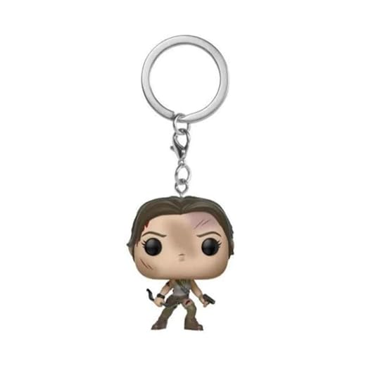 Funko Pop Keychain: Tomb Raider - Laura Croft Collectible Figure, Multicolor