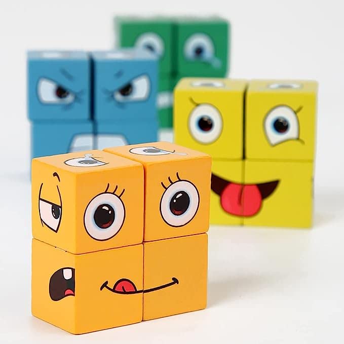 johnnie boy Expressions Cube Matching Block Puzzles Building Cubes Toys for 4+ Years Old Boys & Girls 68 pcs - Develops Creativity and Problem-Solving Skills (B0C4P12CYB) Amazon Price History, Amazon Price Tracker
