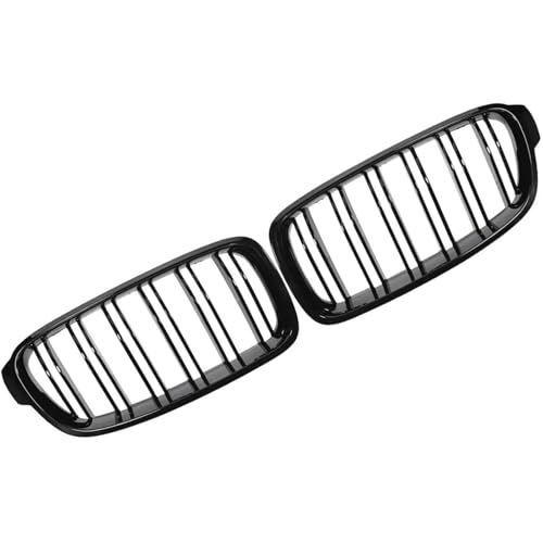 Calandre pour avant de voiture rénovation capot grilles course noir brillant