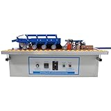 WYDDDARY Automatic Edge Bander Banding Machine Woodworking Curve Straight Edge Bander Pneumatic Head Double-sided Gluing Trimming Machine With Microcomputer Intelligent Temperature Control 110V