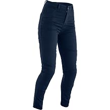 Women's Jegging CE Jeans Motorcycle Pants &ndash; Reinforced Textile/Denim Build, CE Certified Armor, Touring/Urban Use (Black, Medium)
