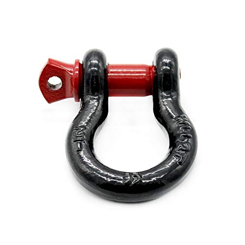 Yorten Conjunto de 2 acessórios de reboque para reboque de manilha de anel D, isolador de manilha pa