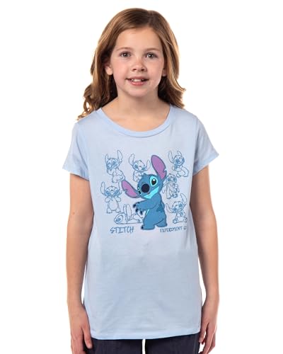 Disney Girls' Lilo & Stitch Experiment 626 Stitch Design Kids Short Sleeve T-Shirt