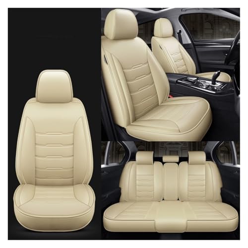 Housse de siège de voiture beige pour trajets en famille Citroen C3 C4