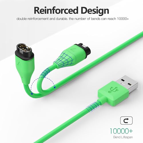 Image of AWINNER Compatible with Garmin Watch Charger Cable (USB A -2 Pack)