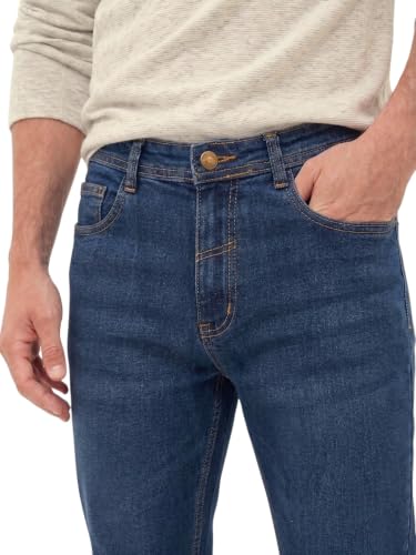 Image of Amazon Brand - INKAST Men Mid Rise Straight Fit Jeans | Denim Wear | Casual Pants | Straight Fit