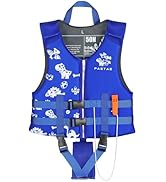 PAETAE Toddler Swim Vest, Kids Pool Float Jacket Toddler Floaties, Child Swimming Pool Vest for K...