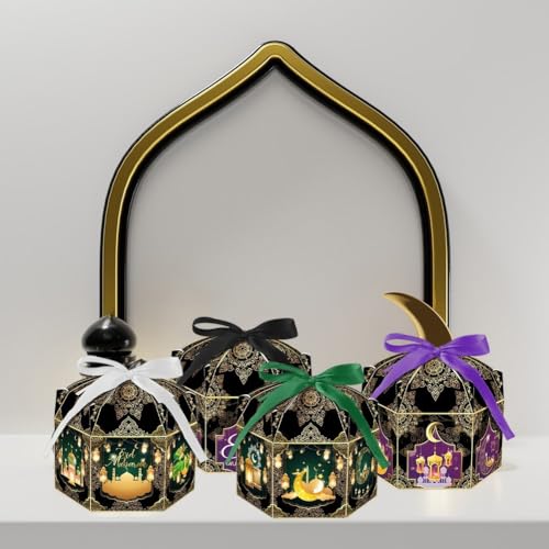 Boîtes à friandises Eid Mubarak rigides pour éviter d'écraser vos pâtisseries - 6