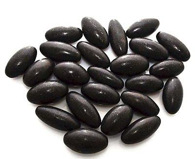 Narmada Shiva Lingam Pocket Stone Black 1.25"Inch (51 Piece Lot) Rare Banalinga Stone Shivling Shivling Narmadeshwar Banalinga Spiritual Sacred Shiva Egg Jyotirlinga God Idols Statues Stone Religious #TOP2