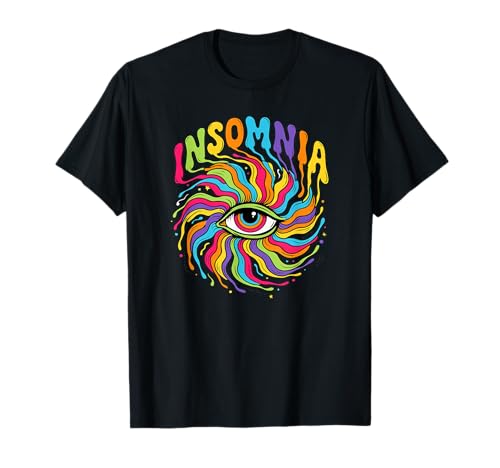 Insomnia Colorido Caos De Insomnio Camiseta
