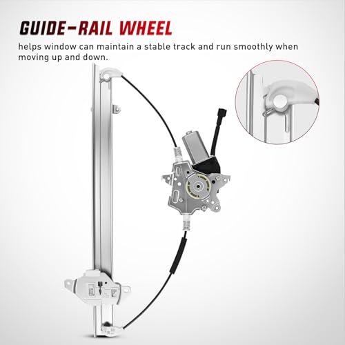 Image of Nilight Front Passenger Window Regulator with Motor, Compatible with Nissan Frontier 2005 2006 2007 2008 2009 2010 2011 2012 2013 2014 2015, Power Window Lift Motor Assembly, 741-349