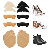 5 Paar High Heel Cushion Pads Schuhfüller Inklusive verstellbarer Zehenfüllereinsätze Vordere Einlegesohlen Fersengriffe Linereinsatz Verhindert dass zu große Schuhe an der Ferse rutschen