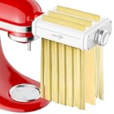 Pasta Attachment for KitchenAid Stand Mixers, 3 in 1 Pasta Maker Set for Kitchenaid,...