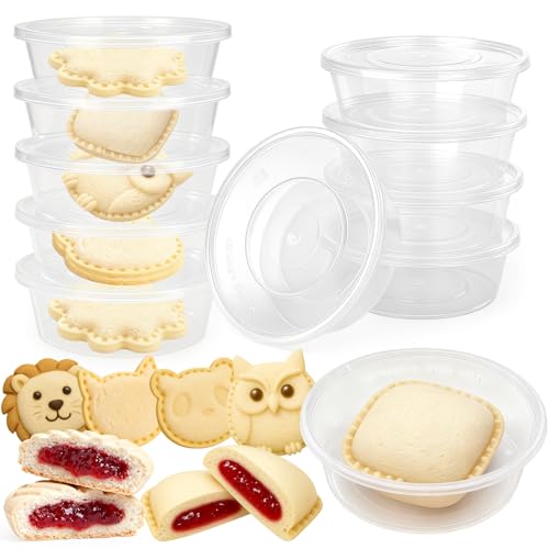 Palksky Sandwich Container For Uncrustable Sandwich, 10Pack Crustless Sandwichs Lunch
