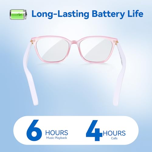 Image of AI Smart Glasses for Men & Women - Powered by ChatGPT, Real-Time Translation, Bluetooth Glasses with Photochromic Lens, Music & Hands-Free Calling, UV & Blue Light Protection, Thin Temples