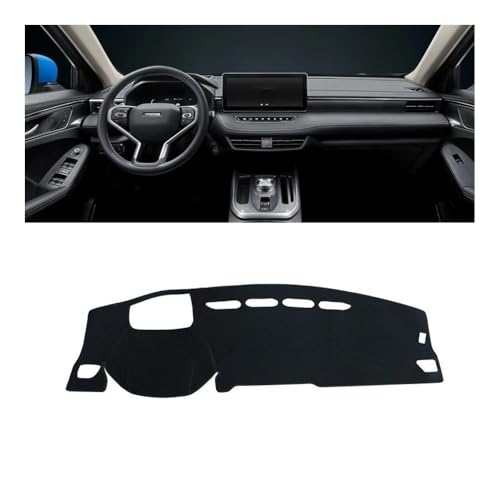 Tapis de bord anti-reflet LHD HUD noir pour Haval Jolion 2022