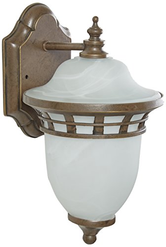 Trans Globe Lighting TG5110 BZ Traditional One Wall Lantern Outdoor-Post-Lights, Bronze