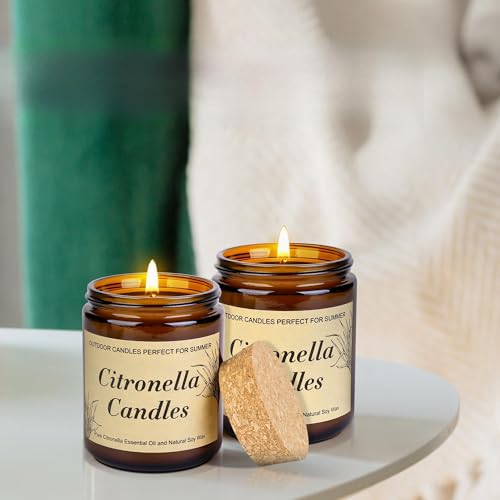 250Std Citronella Kerzen Outdoor Groß