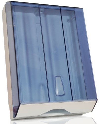 Mar Plast A50500 - Dispenser di asciugamani di carta, trasparente, 400 x 130 x 285 mm