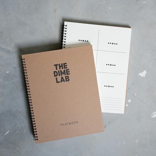 The Dime Lab Football Playbook - Coaching Notebook, 50 Double-Sided Pages - 1