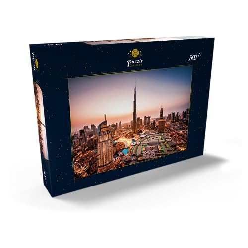 Lo Skyline di Dubai al Mattino - Premium 500 Pezzi...