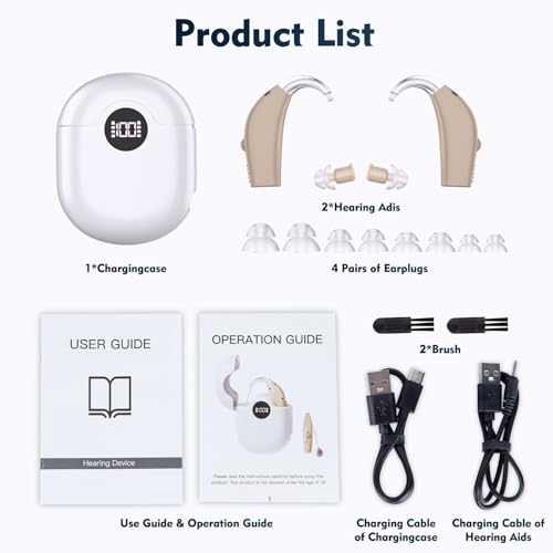 Lapeasy HA231-US Hearing Aids, Rechargeable Hearing Aids For Seniors, Hearing Amplifiers thumb #6