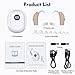 Hearing Aids, Rechargeable Hearing Aids for Seniors, Hearing Amplifiers with Noise Cancelling & Volume Control-Hearing Aid Loss Amplifier Seniors & Adults Charging Case-Beige