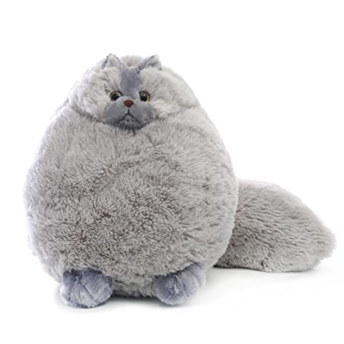 Image of Winsterch Stuffed Animal Plushie Cat Stuffed Animal,Cute Soft Plush Cat Animals,Gray Stuffed Cat, Birthday for Kids,Boys,Girls,Fat Cat Stuffed Toy (Gray, 10 Inches)