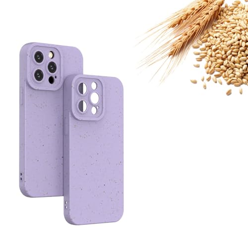 Coque iPhone XR paille de blé violette finition mate premium