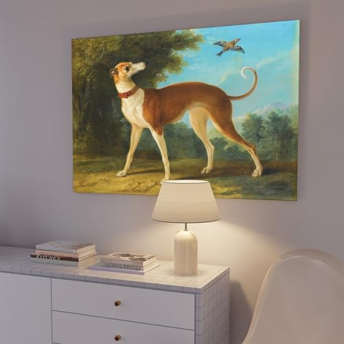 Impression sur toile Greyhound Oudry décoration murale de bureau pour une ambiance studieuse - 7