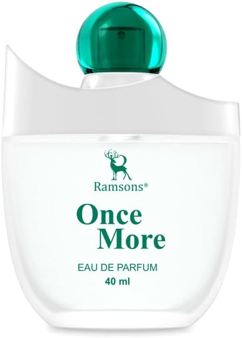 Ramsons - ONCE MORE Eau De Parfum | 40 ML | Perfume For Men | TN - Bergamot, Peach, Plum, Orange Blossom | MN - Mimosa, Vanilla Flower, Jasmine, Freesia, Rose | BN - Leather, Vanilla, Musk, Amber