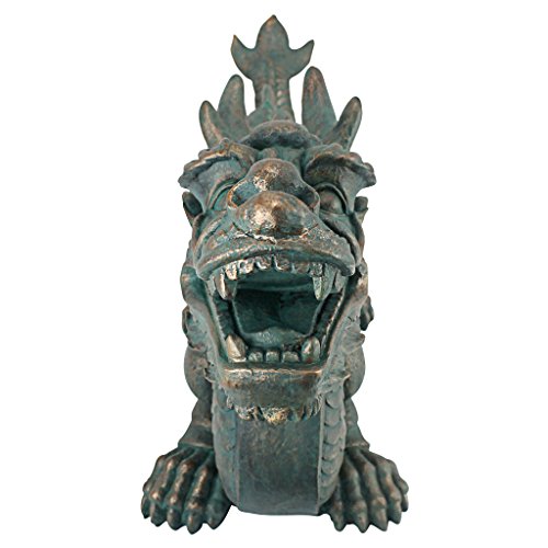 Design Toscano AL25253 Asian Dragon Of The Great Wall Garden Statue thumb #2