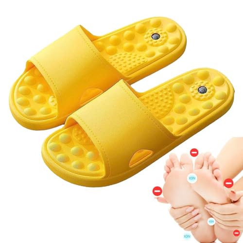 Whnbuij Chaussons de massage pour acupression et réflexologie - Chaussons de massage pour la stimulation des points d' Chaussures | Réflexologie acupression Sandales pour hommes, femmes
