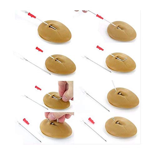 Jconly Catheter Needles - 50PCS Mix 14/16/18/20/22 Gauge Piercing Needles IV Catheter Needles Hollow Needles for Ear Nose Belly Navel Nipple Piercing Sterilized Disposable Piercing Needles(Each 10Pcs)