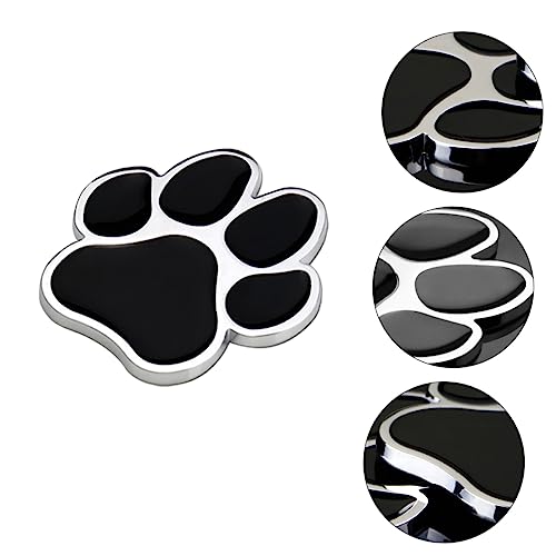 Supvox Autoaufkleber Selbstklebende Aufkleber Metallschilder Dekor Stoßstangenaufkleber Auto-Fußabdruck Pfotenaufkleber Etiketten Zinklegierung Pfotenaufkleber Autoaufkleber – Bild 4