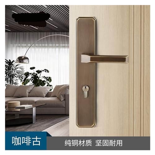 Serrure style chinois pour porte en bois massif et chambre à coucher calme - 3