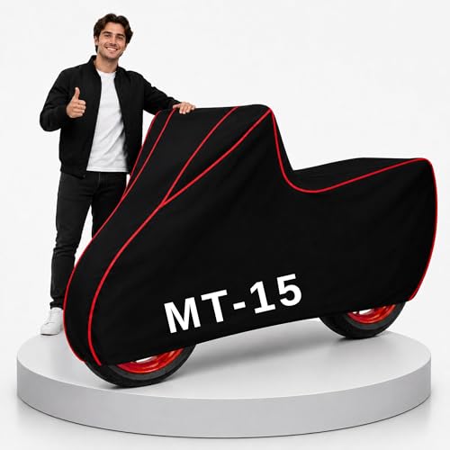 Image of My NEW Covers 100% Water Resistance MT-15 Bike Cover | Taffeta Body Cover for Rain & Sun | UV Protection, Dustproof, Scratch Resistant, Windproof, Heat Resistant, Vehicle Specific Fit