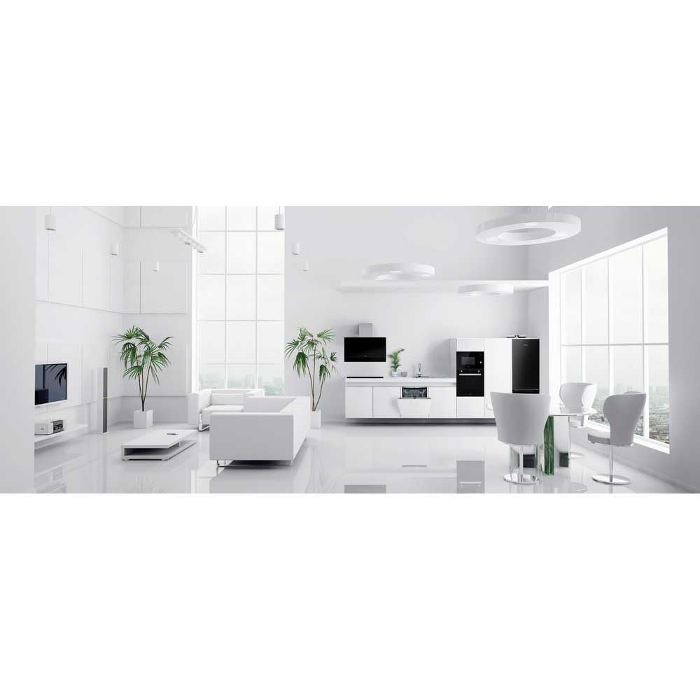 Edesa Horno Multifunción EOE-7050 FBK, Capacidad 80L, Puerta de Cristal, 8 Programas de Cocinado, Fácil Limpieza, Display Led, Guías, 2 Bandejas, Rejilla Cromada, Color Negro