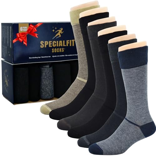 La Mejor Selección de Calcetines para Hombre los 10 mejores. 44 Calcetines hombre, calcetines hombre algodon Premium, Suaves y extremadamente cómodos, Calcetines de vestir delgados, aptos para diabéticos.