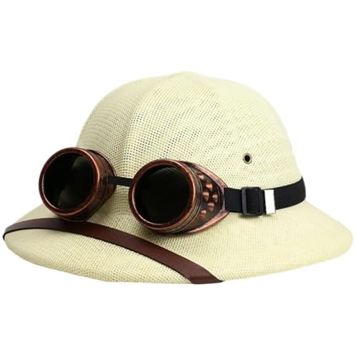 Casque colonial ajustable chapeau rigide léger de protection