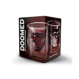 Mikamax – Skull Shot Glass – Kryształowa Czaszka - Kryształowa Szklanka do Shotów - 60 ml - Szklanka z Podwójną Różdżką - Halloween - Czaszka - Szklanka do Espresso - Shoty