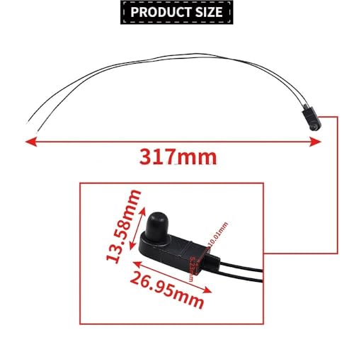 Sensor de temperatura ambiente exterior 735655747 repuesto climatización Fiat 500L 4