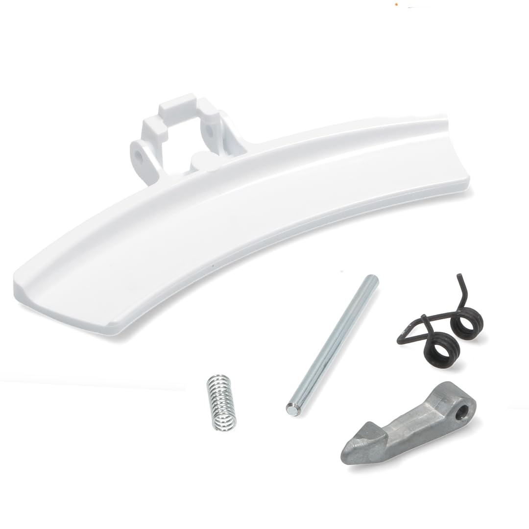 Aspares White Tumble Dryer Door Handle Kit Compatible With John Lewis 4055237731