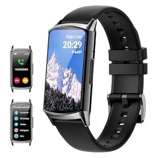 Ruopoem Smartwatch Donna Uomo, Orologio Smartwatch Donna con 120 Sport, Smart watch Chiamate con Impermeabile IP68, Orologio Contapassi Donnacon SPO2 Sonno Cardiofrequenzimetro